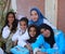 Happy Muslim girls in Egypt