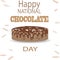 Happy National Chocolate Day Sign