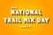 Happy National Trail Mix Day, holidays month of august , Empty space for text, vector design