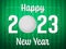 Happy new 2023 golf