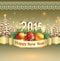 Happy new year 2015 celebration greeting card