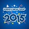 Happy New Year 2015 Greeting Card