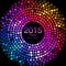 Happy New Year 2015 - Hexagon Disco lights
