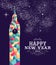 Happy new year 2016 London color triangle hipster