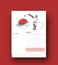 Happy new year 2020 Calendar Cricket Poster Event - New Year Holiday design elements for holiday cards, calendar banner poster for