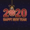 Happy New Year 2020 greeting