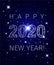 Happy New Year 2020 poster template