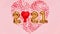 Happy New year 2021 celebration. Bright gold balloons figures, New Year Balloons with glitter stars on pink background