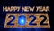 Happy New Year 2022 Celebration Festival.