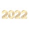 Happy new year 2022 celebration with Stylish golden text effect, golden text effect, beautiful golden shade, 2022, number, Happy