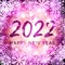 Happy New Year 2022. Seasons greetings card.
