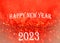 Happy new year 2023. beautiful creative billboard or web banner