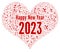 Happy new year 2023 icon