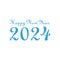 happy new year 2024 icon vector