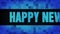 Happy New Year 2025 Front Text Scrolling LED Wall Pannel Display Sign Board