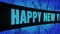 Happy New Year 2025 Side Text Scrolling LED Wall Pannel Display Sign Board