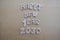 Happy New Year 2030, creative message composed with wooden letters