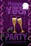 Happy New Year Party Card