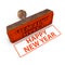 Happy new year stamp