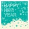 Happy New Year Title - Vector Snowflakes Slogan