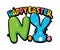 Happy New York easter t-shirt decoration with bunny back and eggs