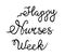 Happy Nurses Week vector, hand lettered happy nurses week vector