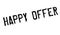 Happy Offer rubber stamp