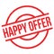 Happy Offer rubber stamp