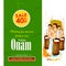 Happy Onam Big Shopping Sale Advertisement background