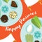 Happy Passover Seder meal greeting card