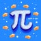 Happy Pi day. Celebrate Pi Day. Mathematical constant. March 14th 3/14. Ratio of a circleâ€™s circumference to its diameter.