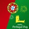 Happy Portugal Day Vector Illustration