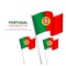 Happy Portugal Independence Day Celebration Poster Template Design Illustration