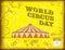 Happy poster by World Circus Day