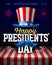 Happy Presidents Day party poster