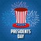 Happy presidents day poster