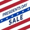 Happy Presidents Day Sale banner