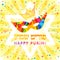 Happy Purim, let`s celebrate greetings