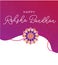 Happy Raksha Bandhan greeting card. Indian holiday invitation or card concept. Vector illustration