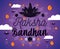 Happy raksha bandhan poster design