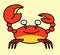 Happy Red Crab