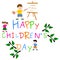 Happy`s Children`s Day. Cartoon, image