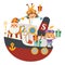 Happy Saint Nicholas or Sinterklaas and friends are coming to town at boat