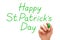 Happy Saint Patricks Day Green Marker