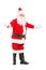 Happy Santa Claus gesturing welcome