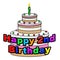 Happy Second Birthday Indicates Congratulating Celebration And Greetings