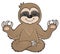 Happy sloth theme image 1