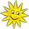 Happy smiling sun