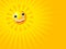 Happy Smiling Sun Summer Background
