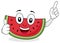 Happy Smiling Watermelon Character